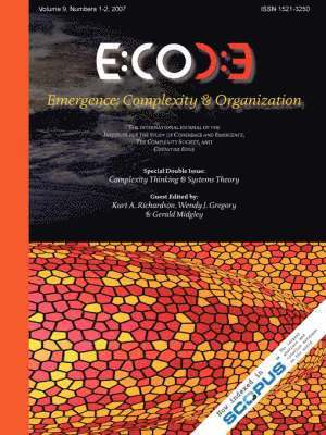 Kurt A Richardson, Wendy J Gregory, Gerald Midgley - Emergence, Häftad