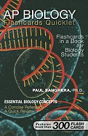 Paul Sanghera - AP Biology Flashcard Quicklet: Flashcards in a Book for Biology Students, Häftad