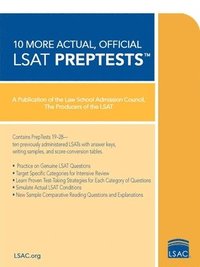bokomslag 10 More, Actual Official LSAT Preptests: (Preptests 19-28)