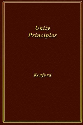 bokomslag Unity Principles