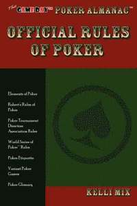 bokomslag The Game Day Poker Almanac Official Rules of Poker