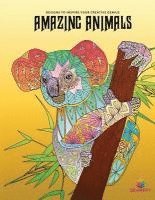bokomslag Amazing Animals: Adult Coloring Book, Designs to Inspire Your Creative Genius