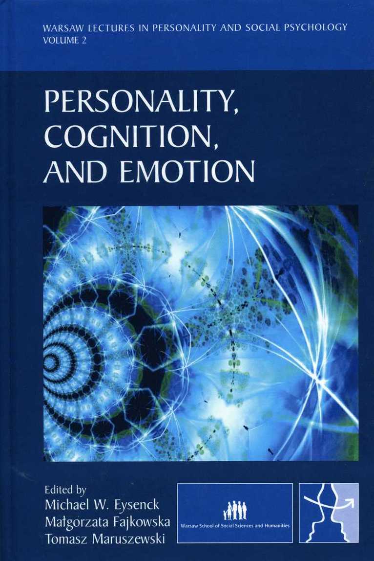 Michael W. Eysenck, Malgorzata Fajkowska, Tomasz Maruszewski - Personality, Cognition, and Emotion, Inbunden