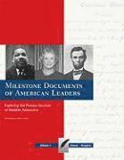 bokomslag Milestone Documents of American Leaders