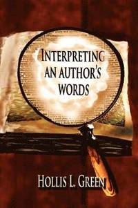 bokomslag Interpertiing An Author's Words