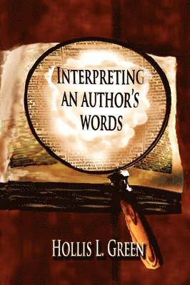 Interpertiing An Author's Words 1