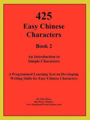 bokomslag 425 Easy Chinese Characters