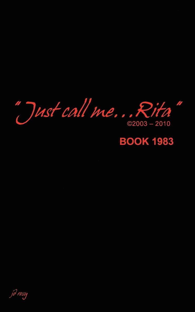 Just Call Me Rita Book 1983 1