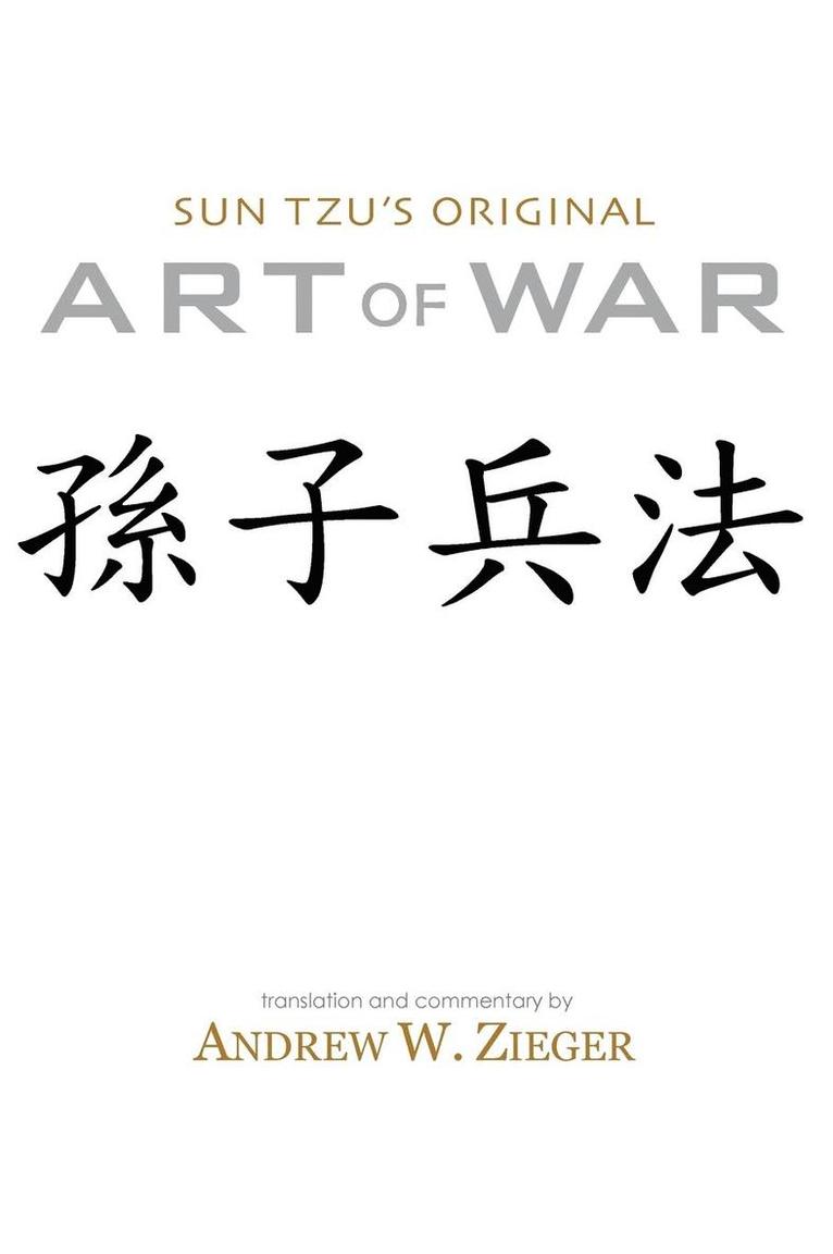 Sun Tzu's Original Art of War 1
