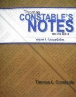 bokomslag Thomas Constable's Notes on the Bible: Volume II Joshua-Esther