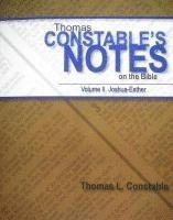 Thomas L. Constable - Thomas Constable's Notes on the Bible: Volume II Joshua-Esther, Häftad
