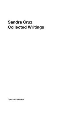 bokomslag Sandra Cruz - Collected Writings