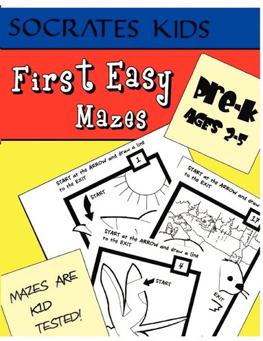 bokomslag First Easy Mazes (Socrates Kids Workbook Series)