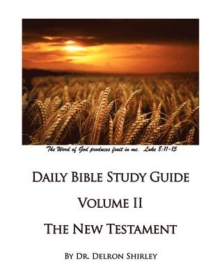 Delron Shirley - Daily Bible Study Guide - The New Testament, Häftad
