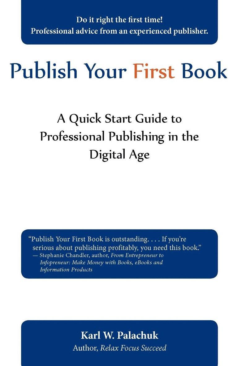 Publish Your First Book 1