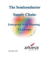 bokomslag The Semiconductor Supply Chain - Enterprise-Wide Planning Challenges