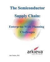 Phd Ken Fordyce, Phd Harpal Singh - The Semiconductor Supply Chain - Enterprise-Wide Planning Challenges, Häftad