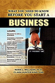 bokomslag What You Need to Know Before You Start a Business