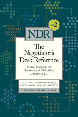 Chris Honeyman, Andrea Kupfer Schneider - Negotiator's Desk Reference, Häftad