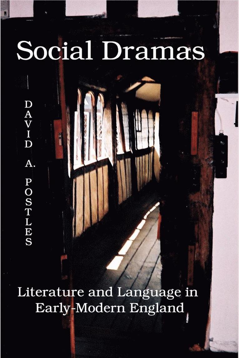 David A Postles, David A. Postles - Social Dramas, Häftad