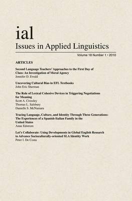 Issues in Applied Linguistics 1