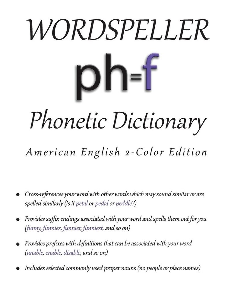 Wordspeller Phonetic Dictionary 1