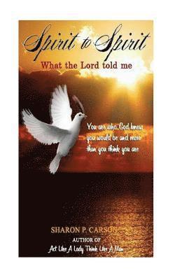 bokomslag Spirit to Spirit: What the Lord Told Me - Lessons of Life: Love, Happiness and the Power of the Holy Spirit