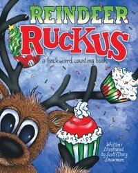 bokomslag Reindeer Ruckus: a backward counting book