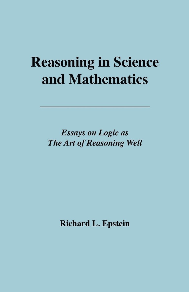 Reasoning in Science and Mathematics 1