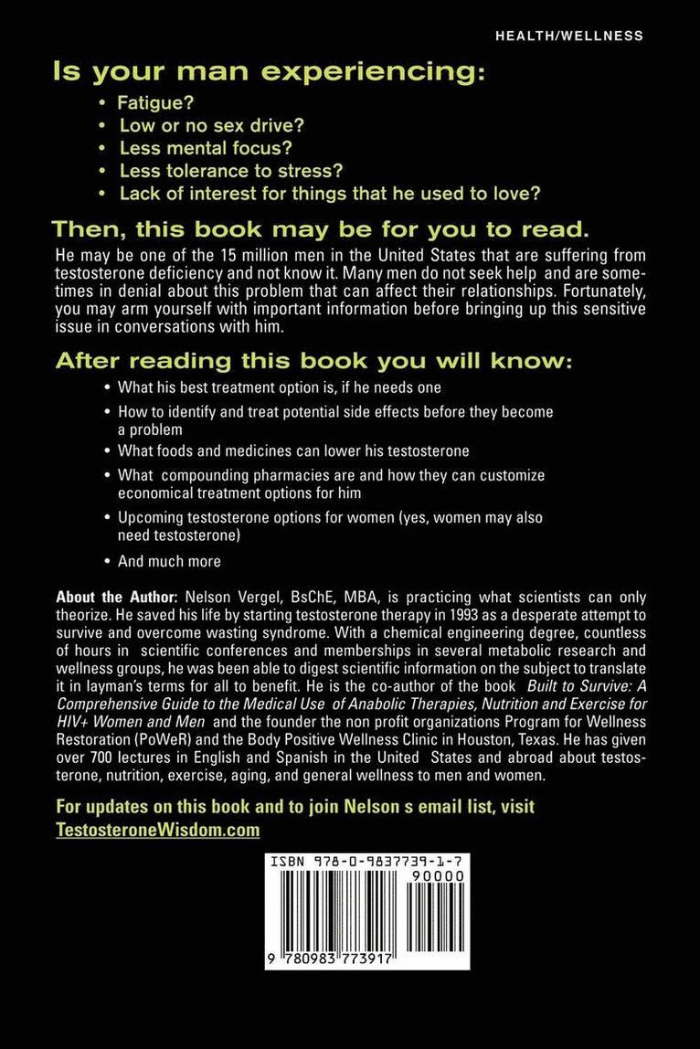 What You Need to Know About Your Man's Testosterone