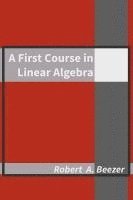 bokomslag A First Course in Linear Algebra