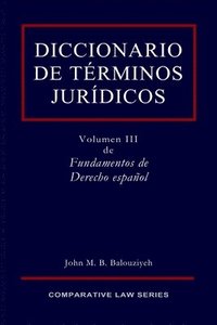 bokomslag Diccionario De Terminos Juridicos