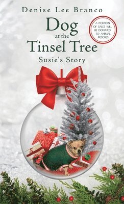 Dog at the Tinsel Tree 1