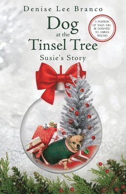 Dog at the Tinsel Tree 1