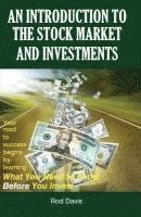 bokomslag An Introduction to the Stock Market and Investments
