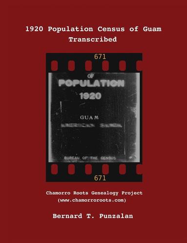 bokomslag 1920 Population Census of Guam