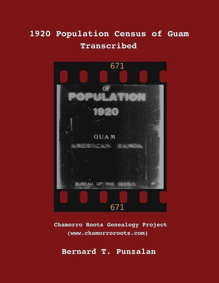 1920 Population Census of Guam 1