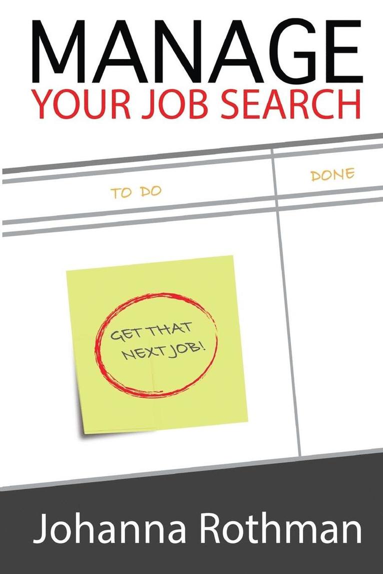 Manage Your Job Search 1