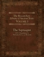bokomslag The Researchers Library of Ancient Texts Volume 3: The Septuagint