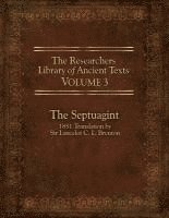 bokomslag The Researchers Library of Ancient Texts Volume 3: The Septuagint