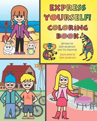 bokomslag EXPRESS YOURSELF Coloring Book