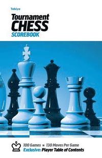 bokomslag Tabiya Tournament Chess Scorebook: Cover Style: White with Blue Graphic