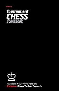 bokomslag Tabiya Tournament Chess Scorebook: Cover Style: Black