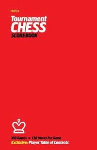 bokomslag Tabiya Tournament Chess Scorebook: Cover Style: Red