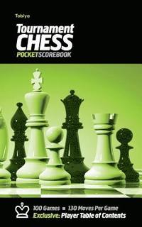 bokomslag Tabiya Tournament Chess Pocket Scorebook: Cover Style: Black with Green Graphic