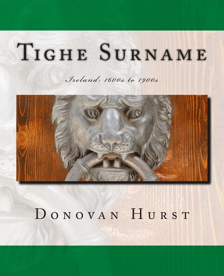 Donovan Hurst - Tighe Surname, Häftad