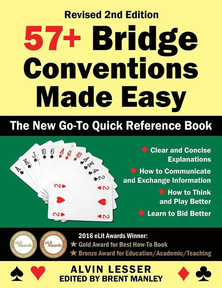 Alvin Lesser, Brent Manley - 57+ Bridge Conventions Made Easy, Häftad