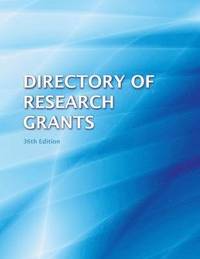 bokomslag Directory of Research Grants 2013