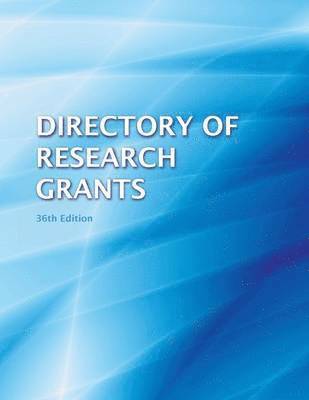 bokomslag Directory of Research Grants 2013