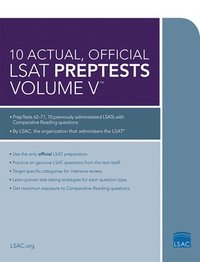 bokomslag 10 Actual, Official LSAT Preptests Volume V: (Preptests 62-71)